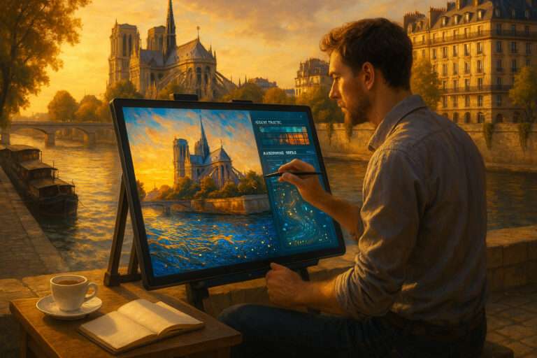 Artiste en Peinture Numérique IA